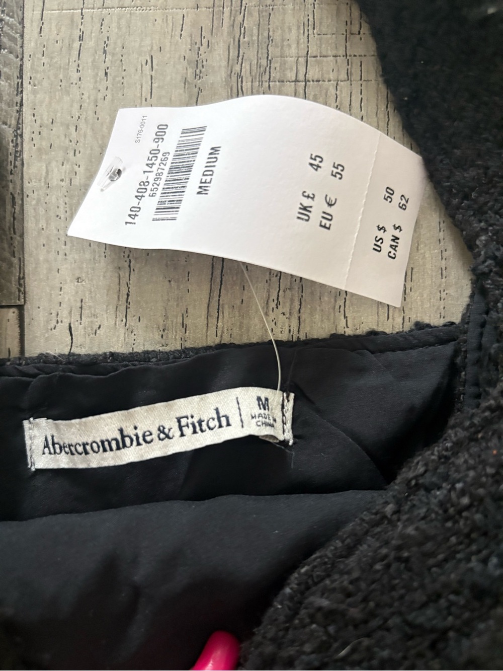 Abercrombie & Fitch Black Textured Two-Piece Skirt Set - Picture 6 of 6